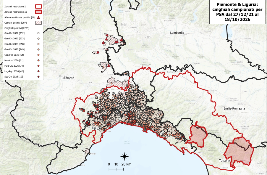 Immagine I CONTROLLI PER LA PSA – IN PIEMONTE UN NUOVO POSITIVO, UNO ANCHE IN LIGURIA 