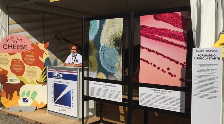 Lo stand di Izsplv a Cheese