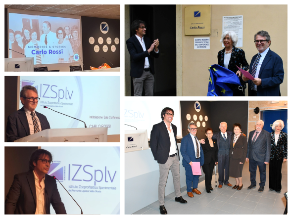 Intitolazione sala conferenze IZSPLV al prof. Carlo Rossi