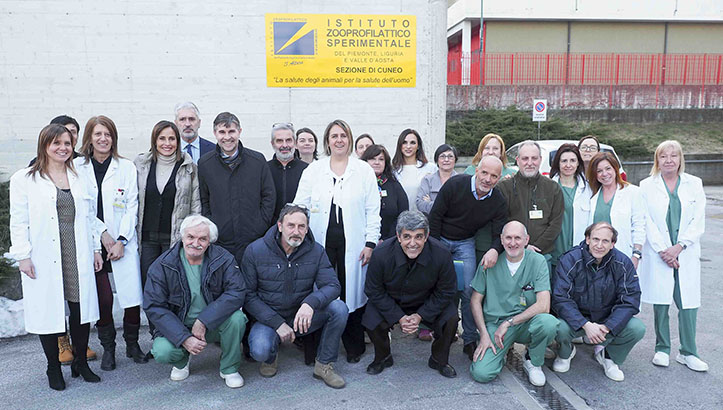 Il Viceministro Andrea Olivero a Cuneo, nella sede dell’Istituto Zooprofilattico.
